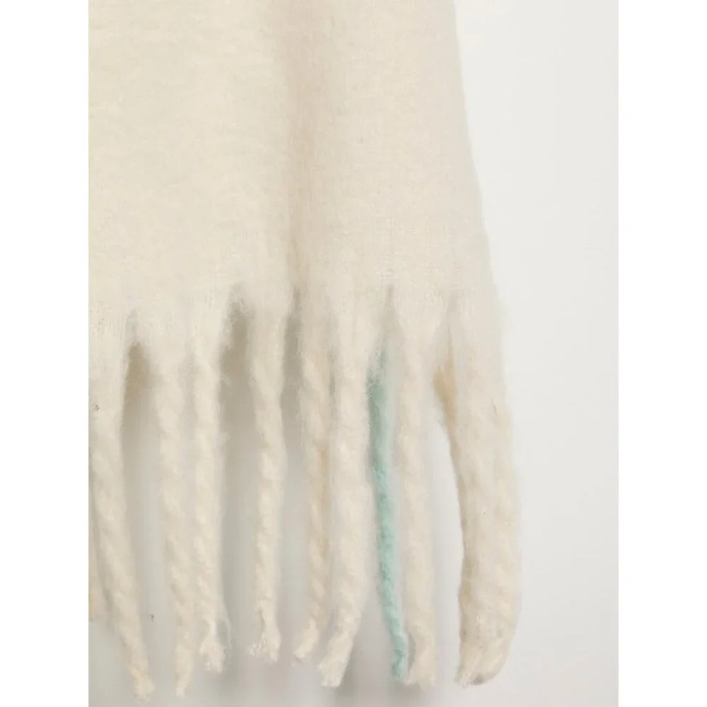 FREE PEOPLE Winter Chill Blanket Scarf / Ivory